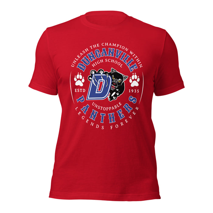 Duncanville High School Panthers Red Premium Unisex T-shirt 214