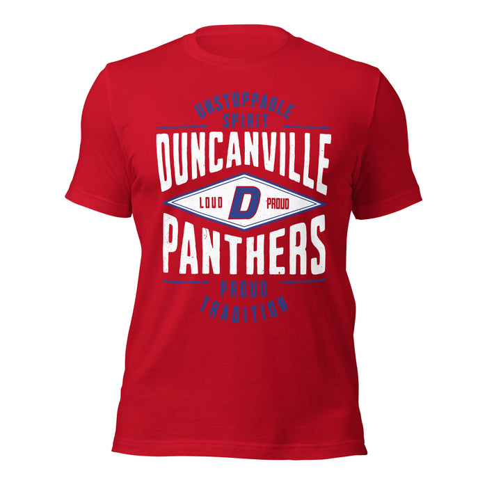 Duncanville High School Panthers Red Premium Unisex T-shirt 210