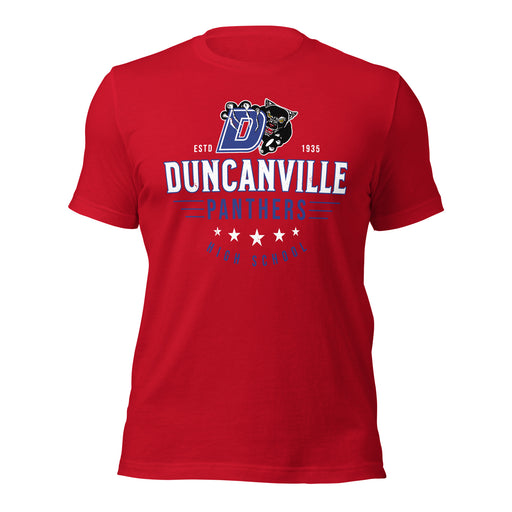 Duncanville High School Panthers Red Premium Unisex T-shirt 217