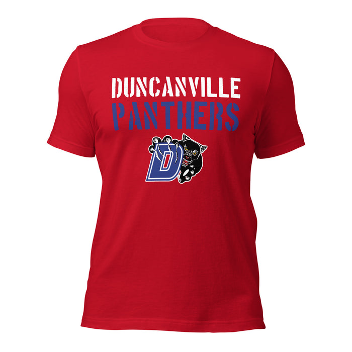 Duncanville High School Panthers Red Premium Unisex T-shirt 017