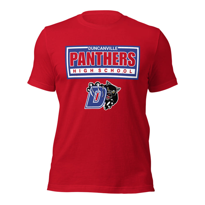 Duncanville High School Panthers Red Premium Unisex T-shirt 049