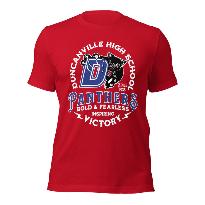Duncanville High School Panthers Red Premium Unisex T-shirt 206