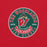 Close-up view of The Woodlands High School Highlanders Red Premium Unisex T-shirt 215