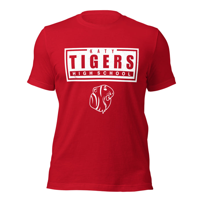 Katy High School Tigers Red Premium Unisex T-shirt 049