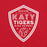 Close-up view of Katy High School Tigers Red Premium Unisex T-shirt 225
