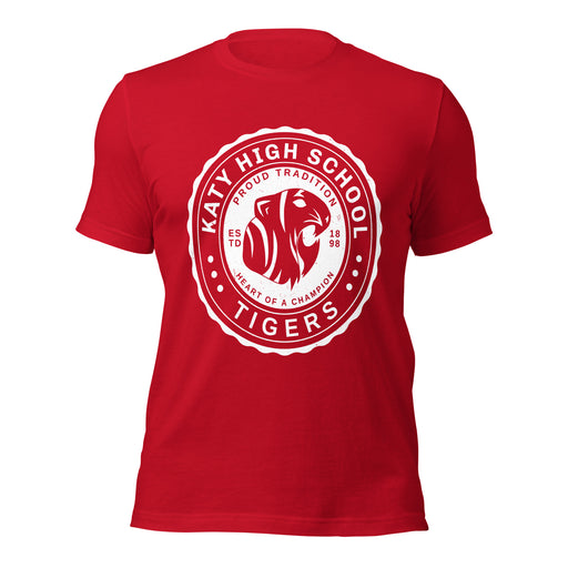 Katy High School Tigers Red Premium Unisex T-shirt 216