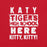 Close-up view of Katy High School Tigers Red Premium Unisex T-shirt 231