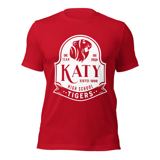 Katy High School Tigers Red Premium Unisex T-shirt 219