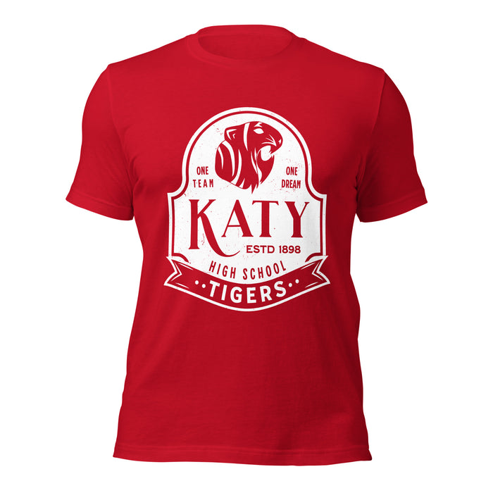 Katy High School Tigers Red Premium Unisex T-shirt 219