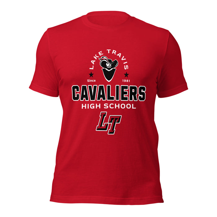 Lake Travis High School Cavaliers Red Premium Unisex T-shirt 222