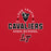 Close-up view of Lake Travis High School Cavaliers Red Premium Unisex T-shirt 222