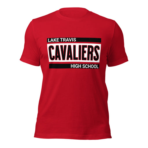 Lake Travis High School Cavaliers Red Premium Unisex T-shirt 098