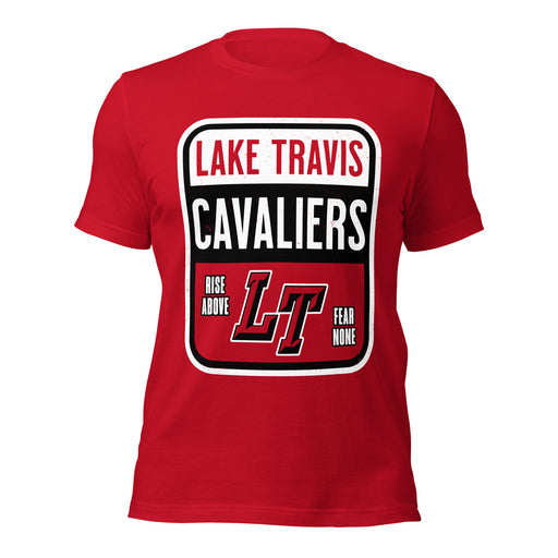 Lake Travis High School Cavaliers Red Premium Unisex T-shirt 001
