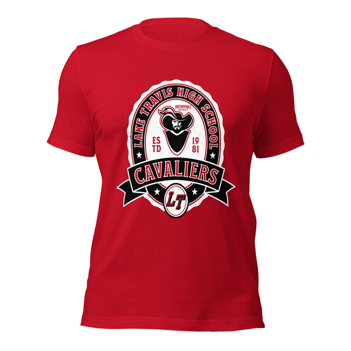 Lake Travis High School Cavaliers Red Premium Unisex T-shirt 212
