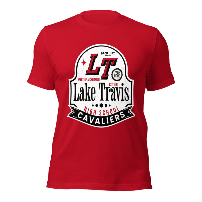Lake Travis High School Cavaliers Red Premium Unisex T-shirt 219