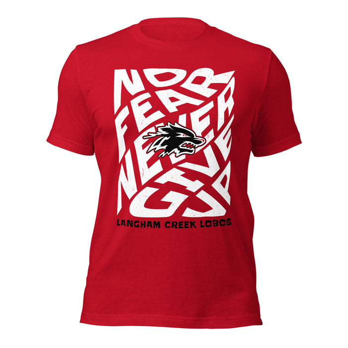 Langham Creek High School Lobos Red Premium Unisex T-shirt 236