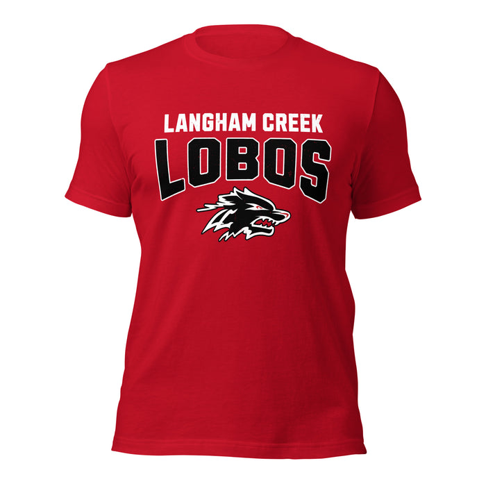 Langham Creek High School Lobos Red Premium Unisex T-shirt 234