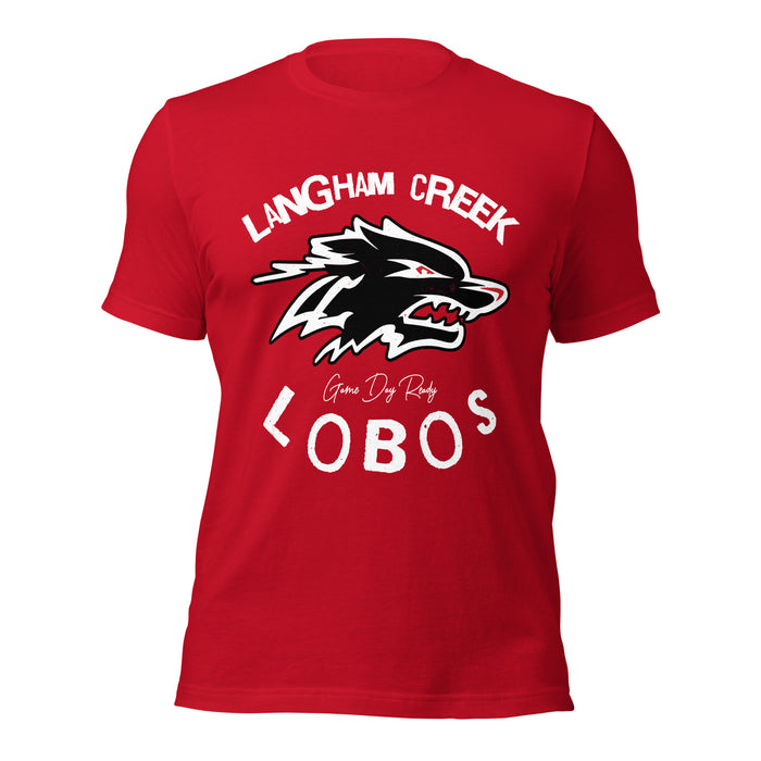 Langham Creek High School Lobos Red Premium Unisex T-shirt 228