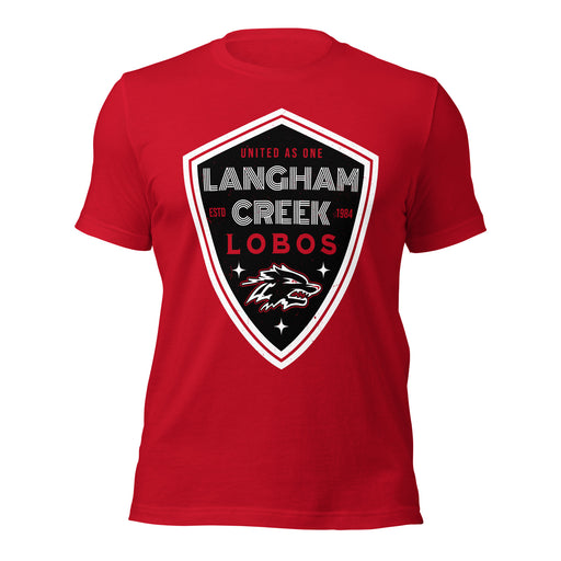 Langham Creek High School Lobos Red Premium Unisex T-shirt 225