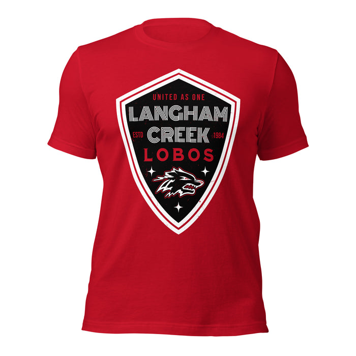 Langham Creek High School Lobos Red Premium Unisex T-shirt 225