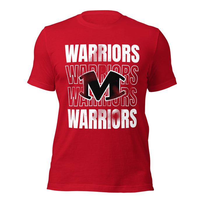 Martin High School Warriors Red Premium Unisex T-shirt 233