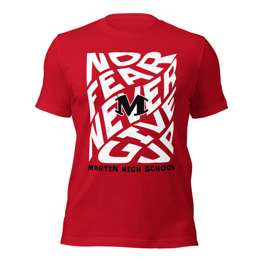 Martin High School Warriors Red Premium Unisex T-shirt 236