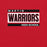 Close-up view of Martin High School Warriors Red Premium Unisex T-shirt 098