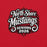 Red shirt with 'North Shore Mustangs Seniors 2026' text on a red background - Premium t-shirt design 254