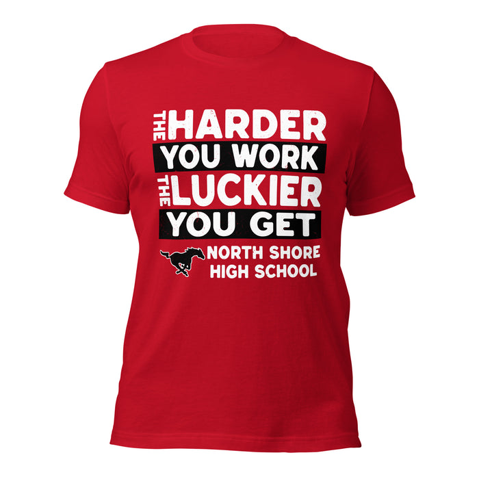 North Shore High School Mustangs Red Premium Unisex T-shirt 238
