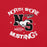 Close-up view of North Shore High School Mustangs Red Premium Unisex T-shirt 228