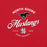 Close-up view of North Shore High School Mustangs Red Premium Unisex T-shirt 226