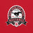 Close-up view of North Shore High School Mustangs Red Premium Unisex T-shirt 212