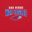 Close-up view of Oak Ridge High School War Eagles Red Premium Unisex T-shirt 234