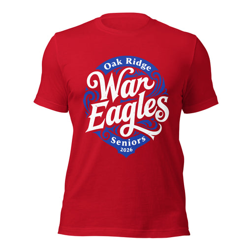 Oak Ridge High School War Eagles Red Premium Unisex T-shirt 253