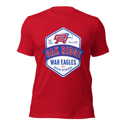 Oak Ridge High School War Eagles Red Premium Unisex T-shirt 209