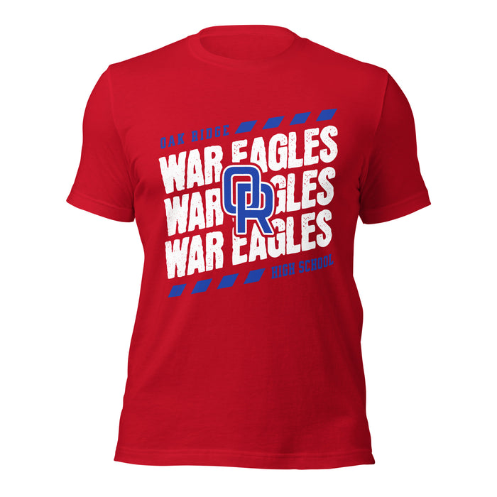 Oak Ridge High School War Eagles Red Premium Unisex T-shirt 223