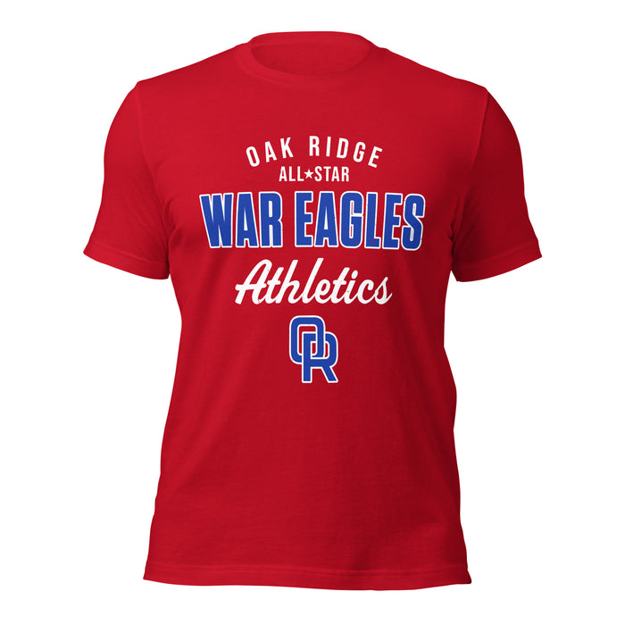 Oak Ridge High School War Eagles Red Premium Unisex T-shirt 034