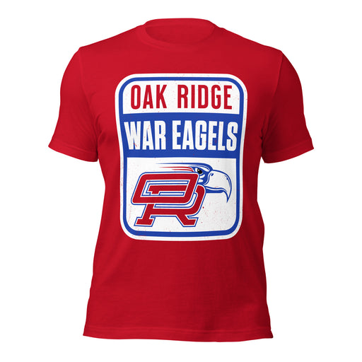 Oak Ridge High School War Eagles Red Premium Unisex T-shirt 001