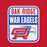 Close-up view of Oak Ridge High School War Eagles Red Premium Unisex T-shirt 001