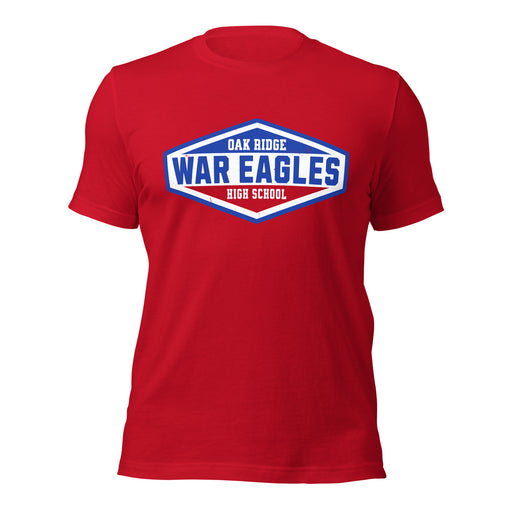Oak Ridge High School War Eagles Red Premium Unisex T-shirt 009