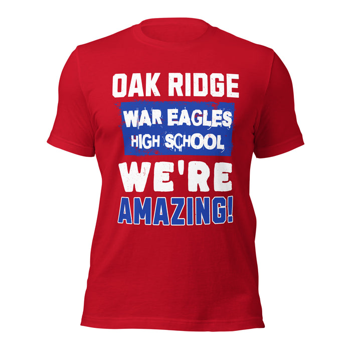 Oak Ridge High School War Eagles Red Premium Unisex T-shirt 231