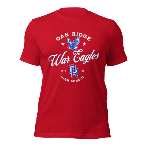 Oak Ridge High School War Eagles Red Premium Unisex T-shirt 226