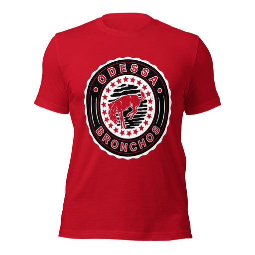 Odessa High School Bronchos Red Premium Unisex T-shirt 216