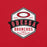 Close-up view of Odessa High School Bronchos Red Premium Unisex T-shirt 209
