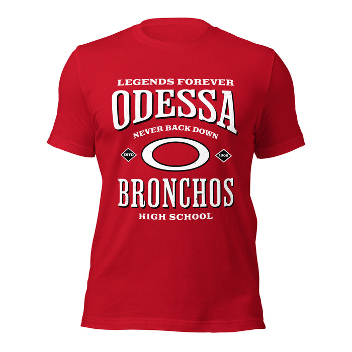 Odessa High School Bronchos Red Premium Unisex T-shirt 230