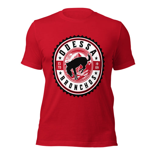 Odessa High School Bronchos Red Premium Unisex T-shirt 203
