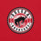 Close-up view of Odessa High School Bronchos Red Premium Unisex T-shirt 203