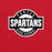 Close-up view of Porter High School Spartans Red Premium Unisex T-shirt 011