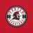Porter Spartans high school logo on a red background - premium t-shirt design 203
