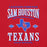 Close-up view of Sam Houston High School Texans Red Premium Unisex T-shirt 230